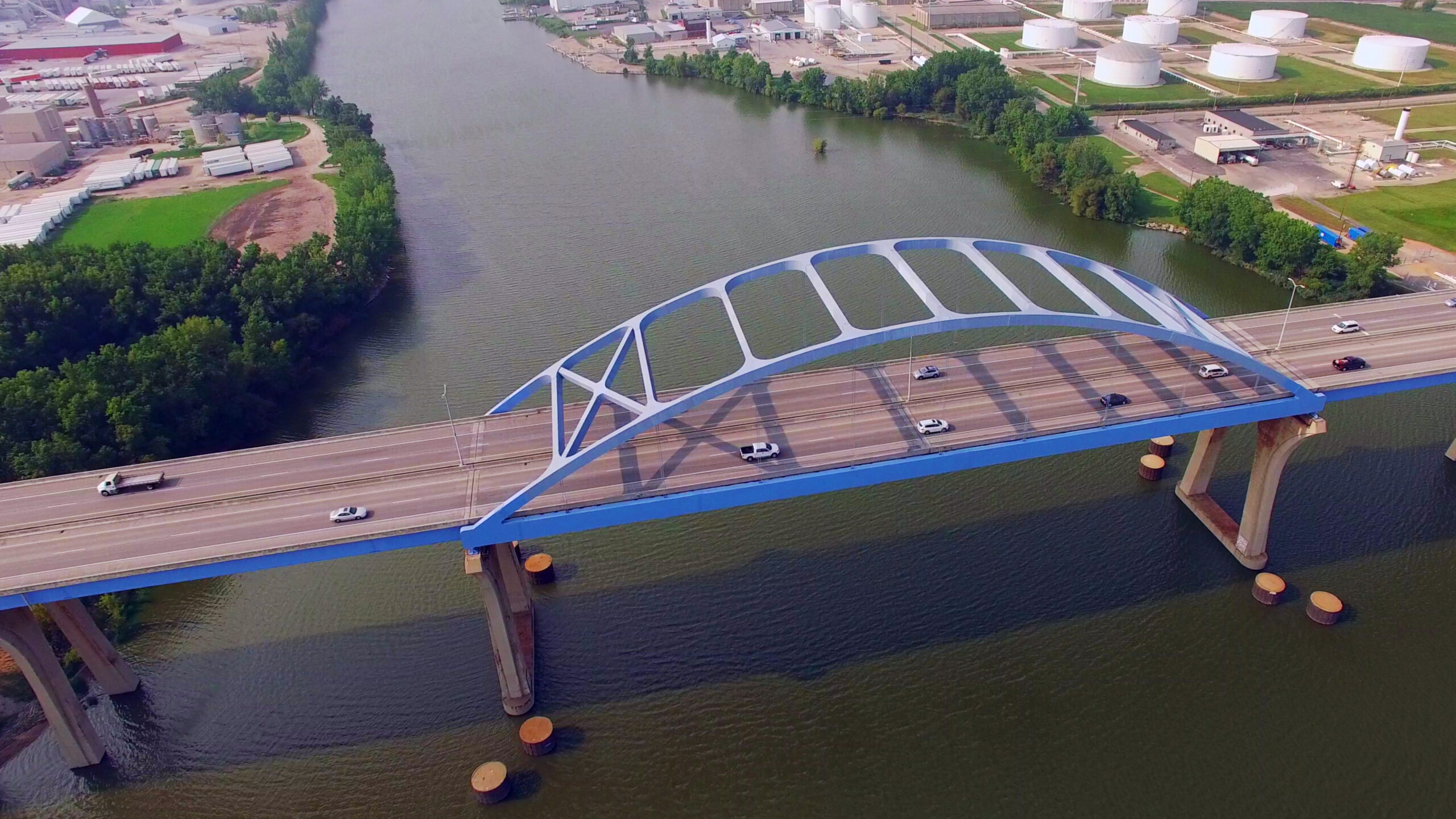 Scenic Tower Drive Bridge in Green Bay Wisconsin