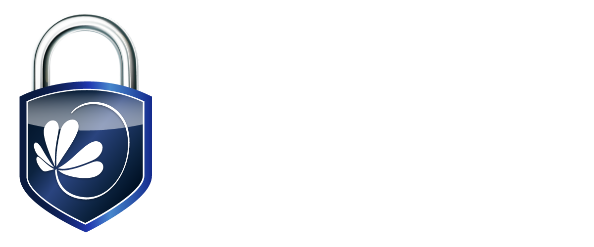 Logotipo de protección de activos de la misión